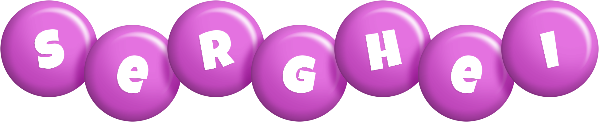 Serghei candy-purple logo