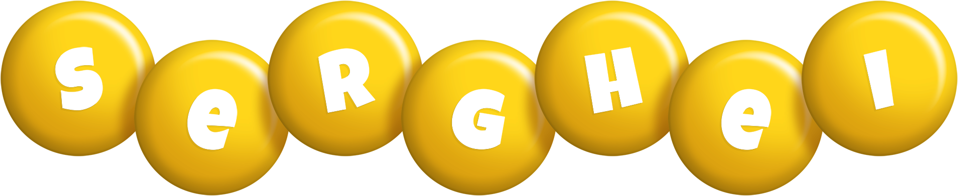 Serghei candy-yellow logo