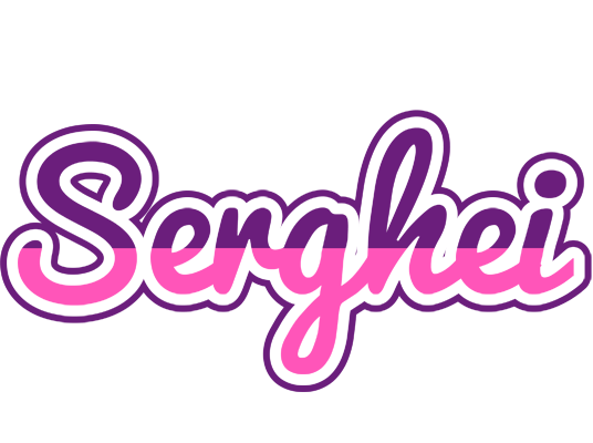 Serghei cheerful logo