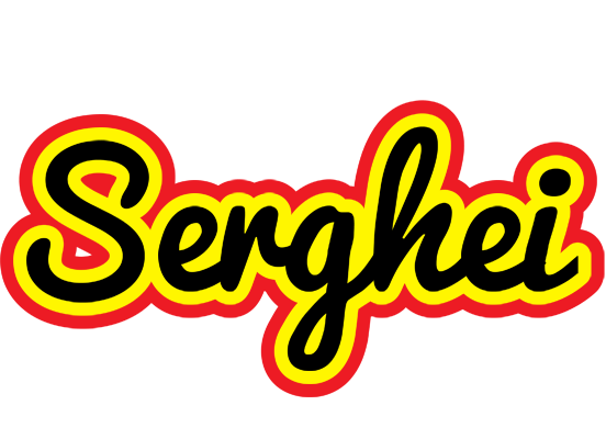 Serghei flaming logo
