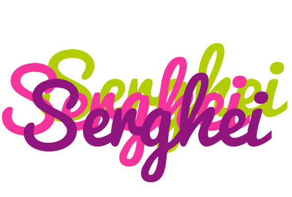 Serghei flowers logo