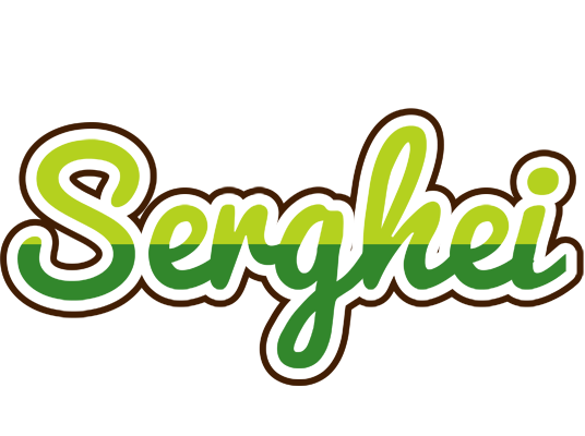 Serghei golfing logo