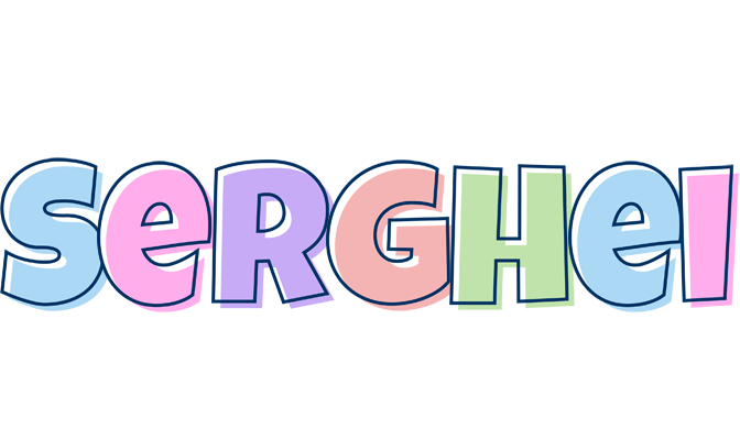Serghei pastel logo