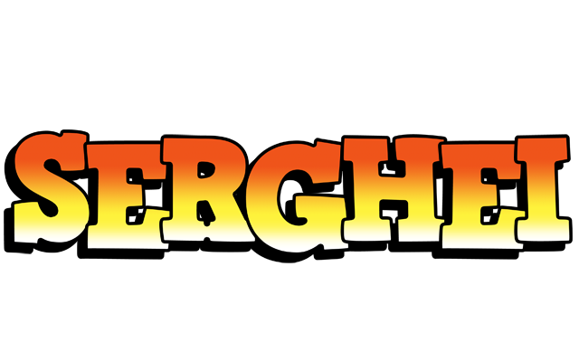 Serghei sunset logo