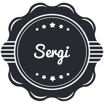 Sergi badge logo