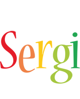 Sergi birthday logo