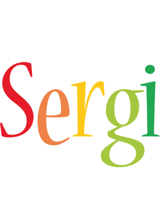 Sergi birthday logo