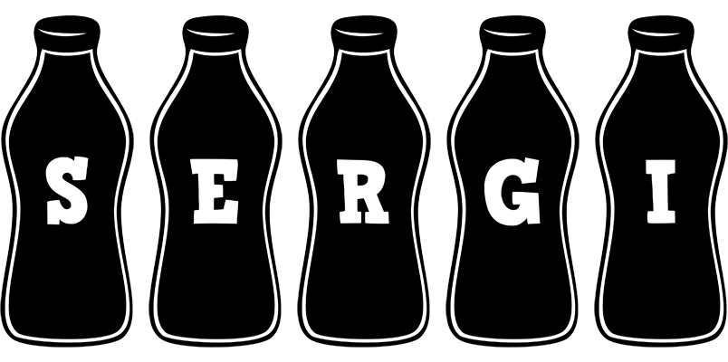 Sergi bottle logo