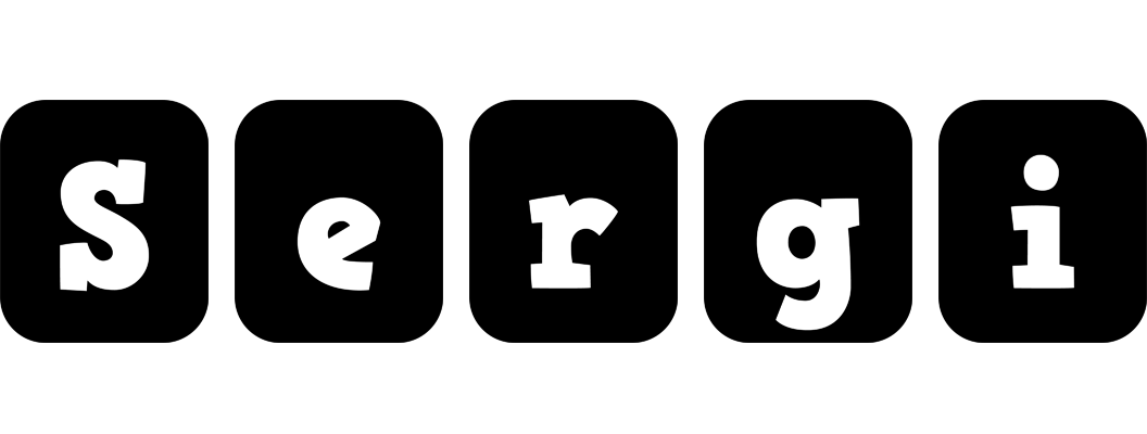 Sergi box logo
