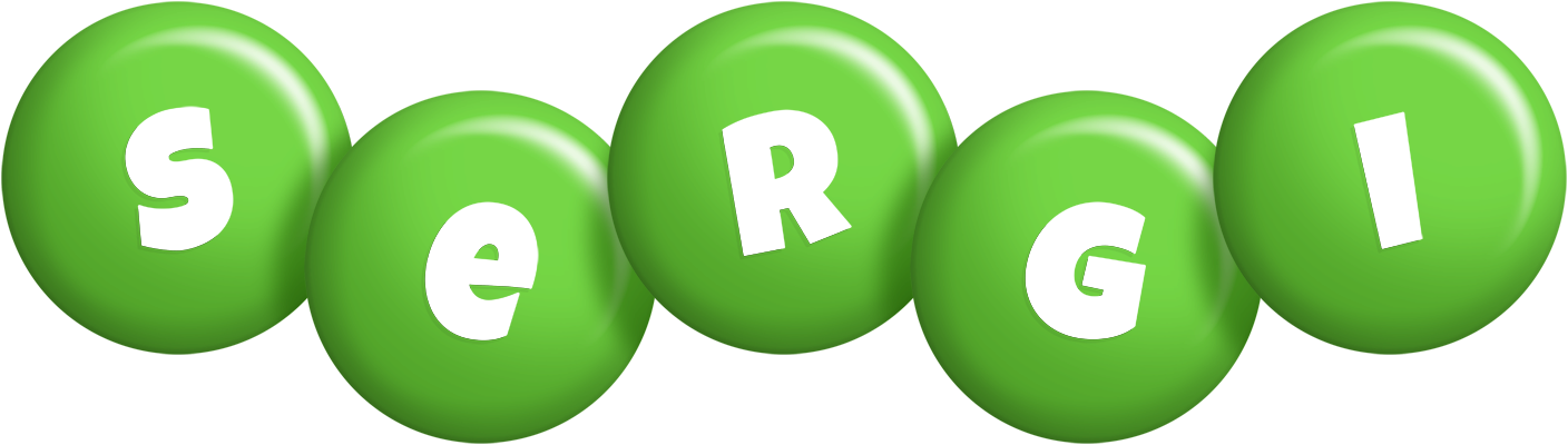 Sergi candy-green logo