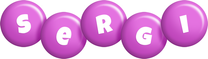 Sergi candy-purple logo