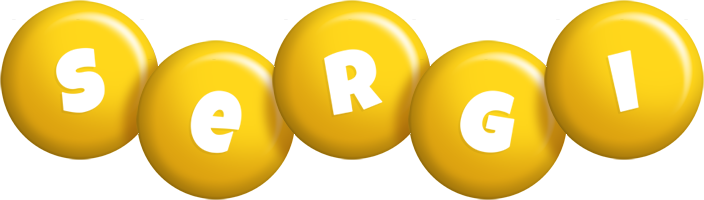 Sergi candy-yellow logo