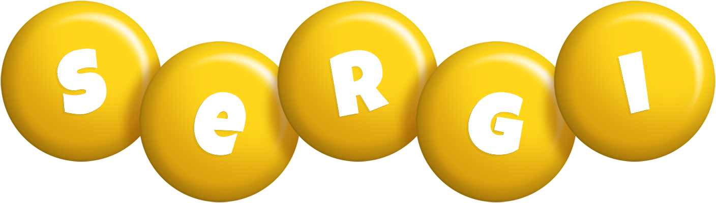 Sergi candy-yellow logo