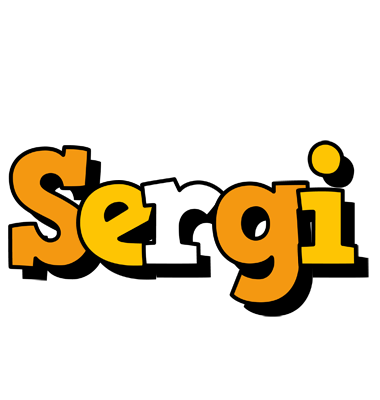 Sergi cartoon logo
