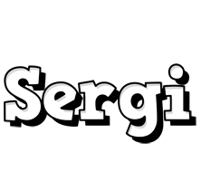 Sergi snowing logo