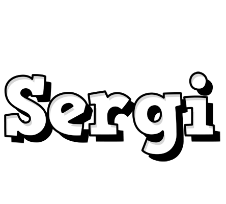 Sergi snowing logo