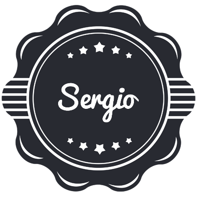 Sergio badge logo