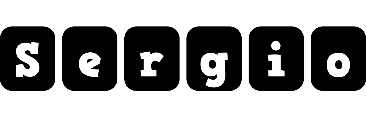 Sergio box logo