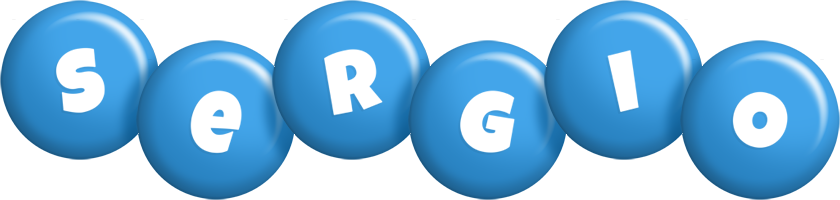 Sergio candy-blue logo