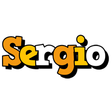 Sergio cartoon logo