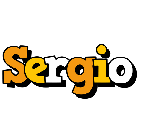 Sergio cartoon logo