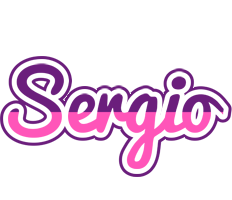 Sergio cheerful logo