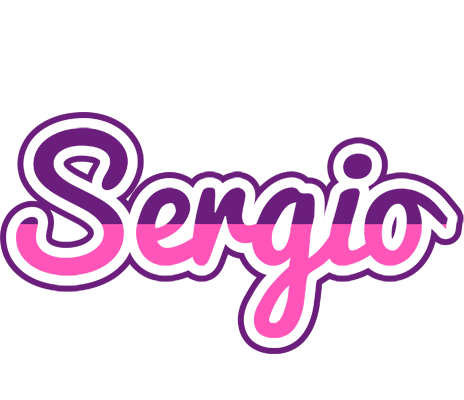 Sergio cheerful logo