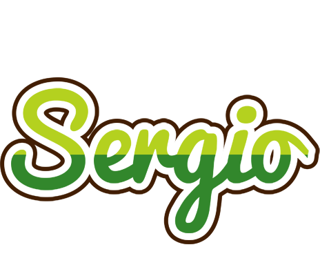 Sergio golfing logo