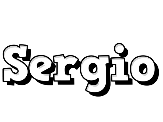 Sergio snowing logo