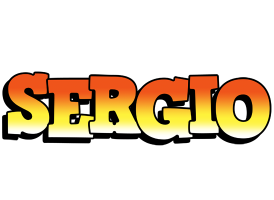 Sergio sunset logo