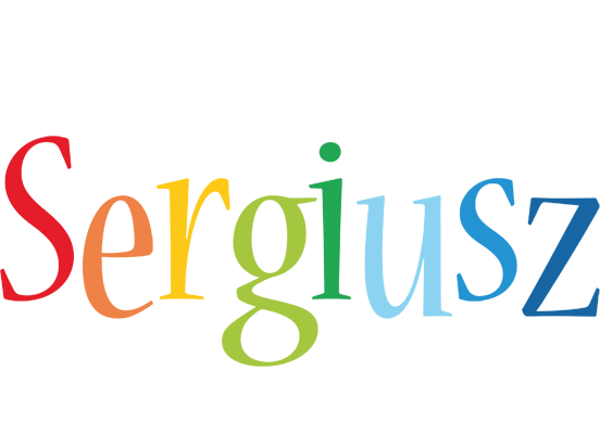 Sergiusz birthday logo