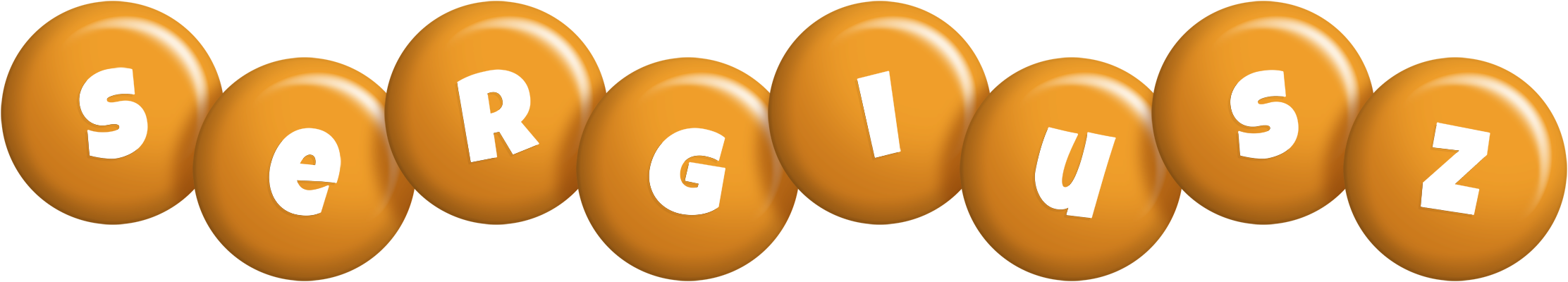 Sergiusz candy-orange logo
