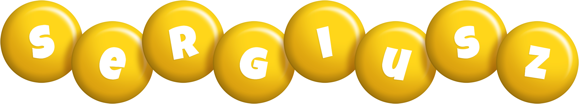 Sergiusz candy-yellow logo