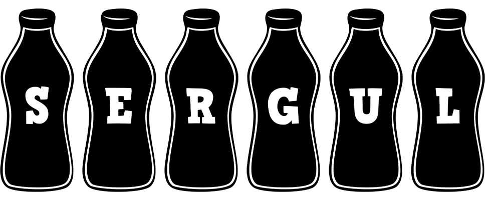 Sergul bottle logo