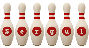 Sergul bowling-pin logo