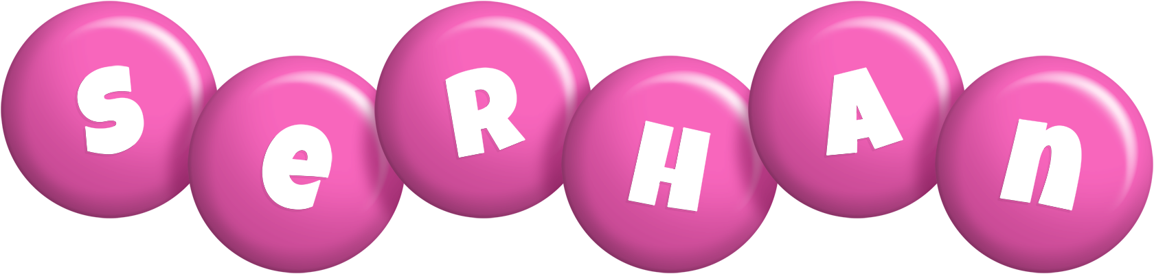 Serhan candy-pink logo