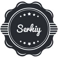 Serhiy badge logo