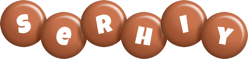 Serhiy candy-brown logo