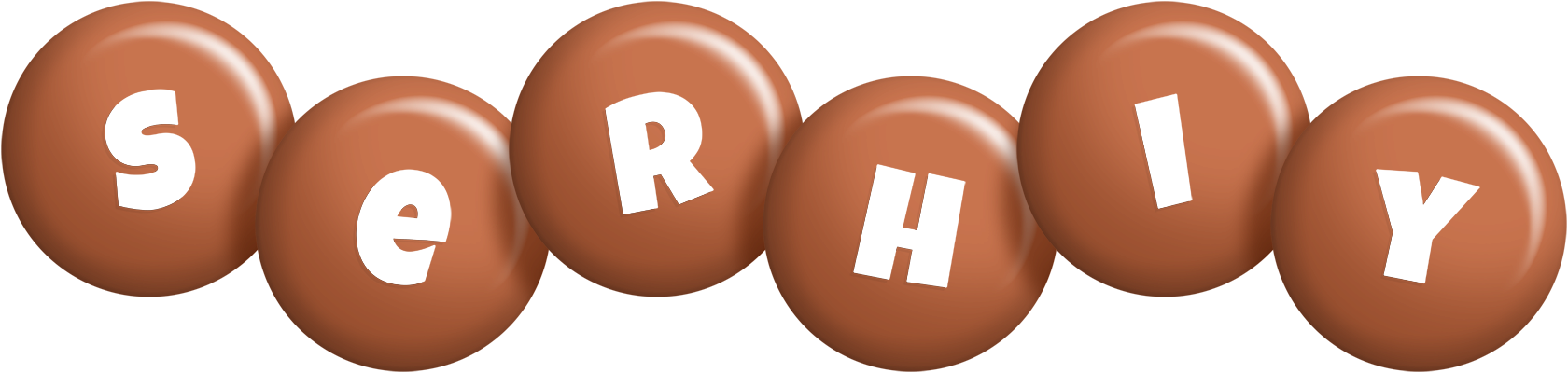 Serhiy candy-brown logo