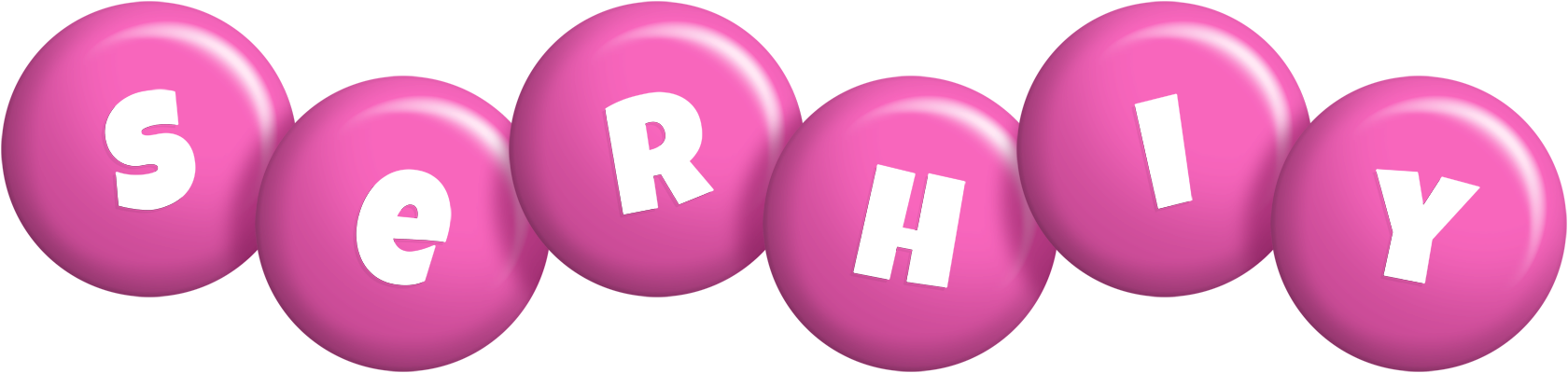 Serhiy candy-pink logo