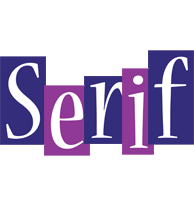 Serif autumn logo