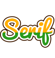 Serif banana logo