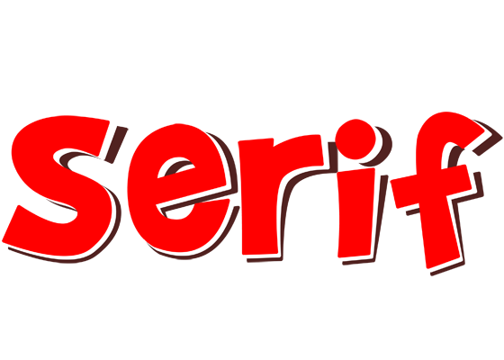 Serif basket logo
