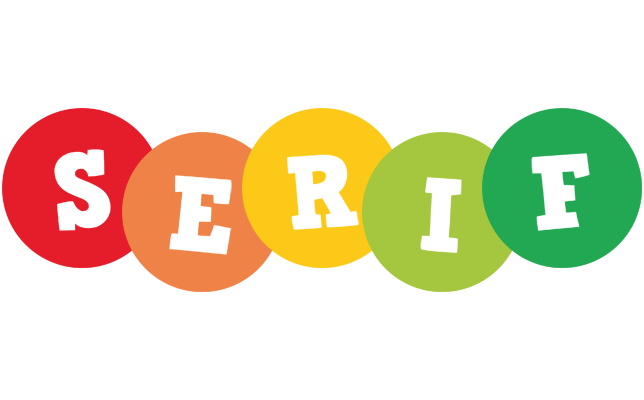 Serif boogie logo