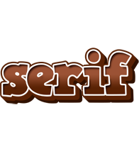 Serif brownie logo