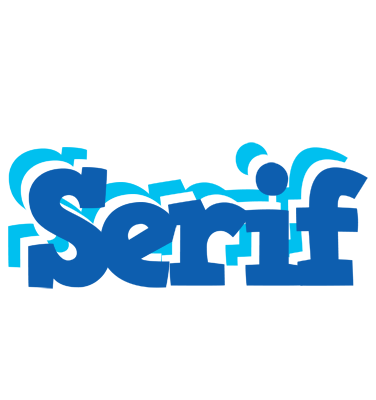 Serif business logo