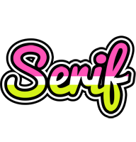 Serif candies logo