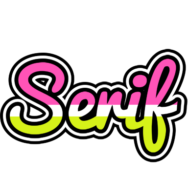 Serif candies logo