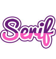 Serif cheerful logo