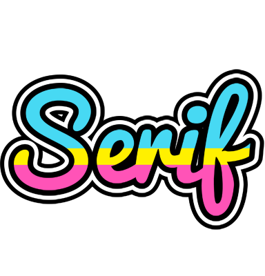 Serif circus logo